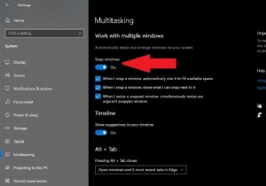 यहां आपके विंडोज 10 पीसी पर स्नैप असिस्ट को जल्दी से बंद करने का सबसे आसान तरीका है
