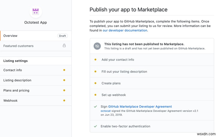 GitHub Marketplace के साथ शुरुआत करना:अपने ऐप्स और टूल्स को कैसे सूचीबद्ध करें