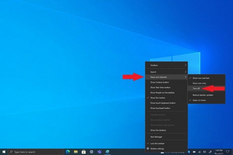 Windows 10 पर समाचार और रुचियों को आसानी से कैसे बंद करें