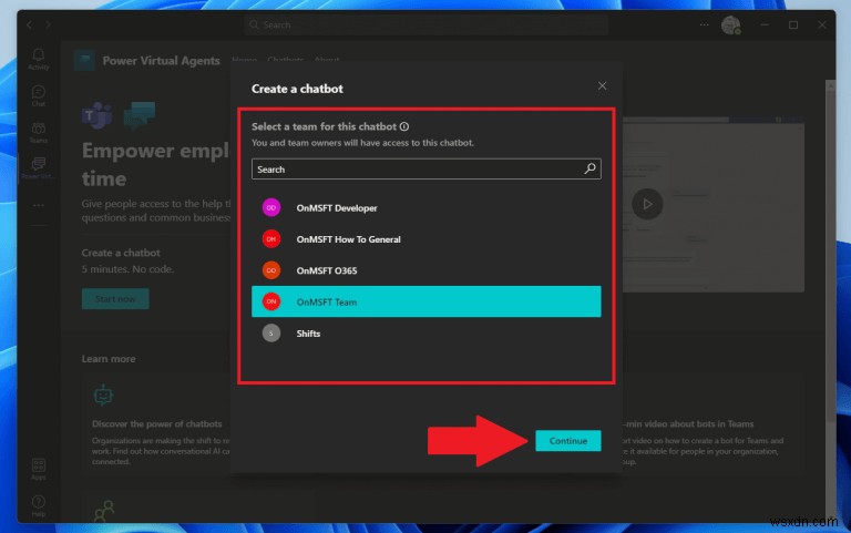 Microsoft Teams पर जल्दी से Power Virtual Agents चैटबॉट कैसे बनाएं