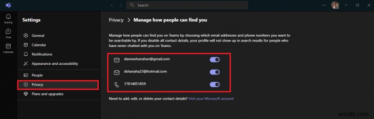 Windows 11 पर Microsoft Teams से चैट में अपना ईमेल पता कैसे छिपाएं