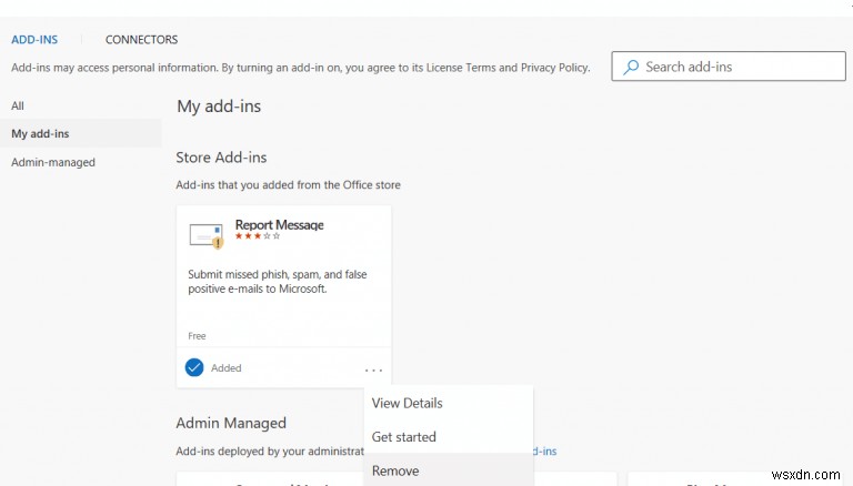 Microsoft Outlook रिपोर्ट संदेश का उपयोग करके संदिग्ध ईमेल संदेशों की रिपोर्ट कैसे करें