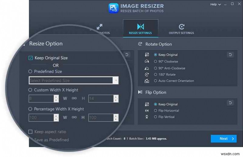 Image Resizer का उपयोग करके छवि प्रारूप कैसे बदलें