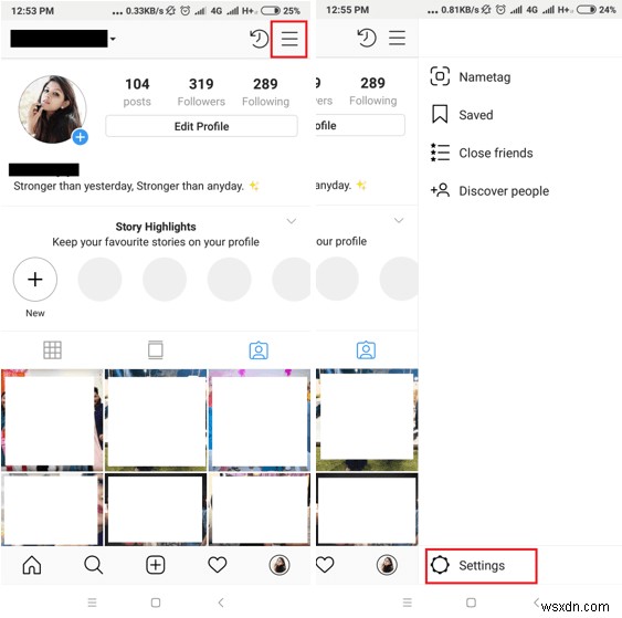 किसी अन्य उपयोगकर्ता की Instagram फ़ोटो से स्वयं को कैसे अनटैग करें?