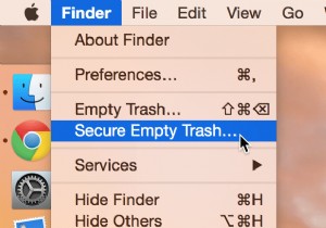 क्या Mac पर खाली ट्रैश को सुरक्षित करना संभव है?