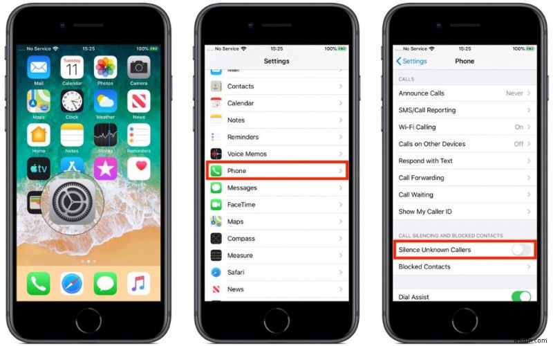 iOS 13 पर साइलेंस अनजान कॉलर्स को कैसे इनेबल करें