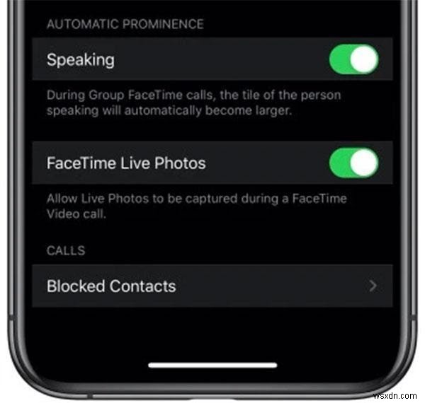 iOS 13.5 - फेसटाइम में स्वचालित चेहरा ज़ूमिंग अक्षम करें