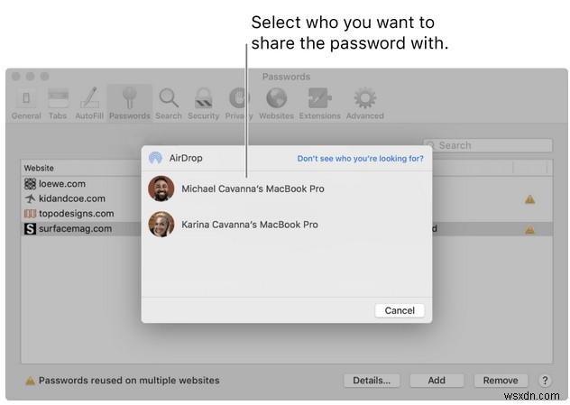 iPhone, iPad और Mac पर AirDrop का उपयोग करके पासवर्ड कैसे साझा करें