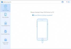 iPhone डेटा को सुरक्षित रूप से मिटा दें जिससे यह पूरी तरह से अपरिवर्तनीय हो जाए