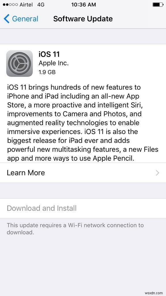 iOS 11 के बारे में वह सब कुछ जो आपको जानना चाहिए:इसका आकार, संगत डिवाइस और कैसे इंस्टॉल करें