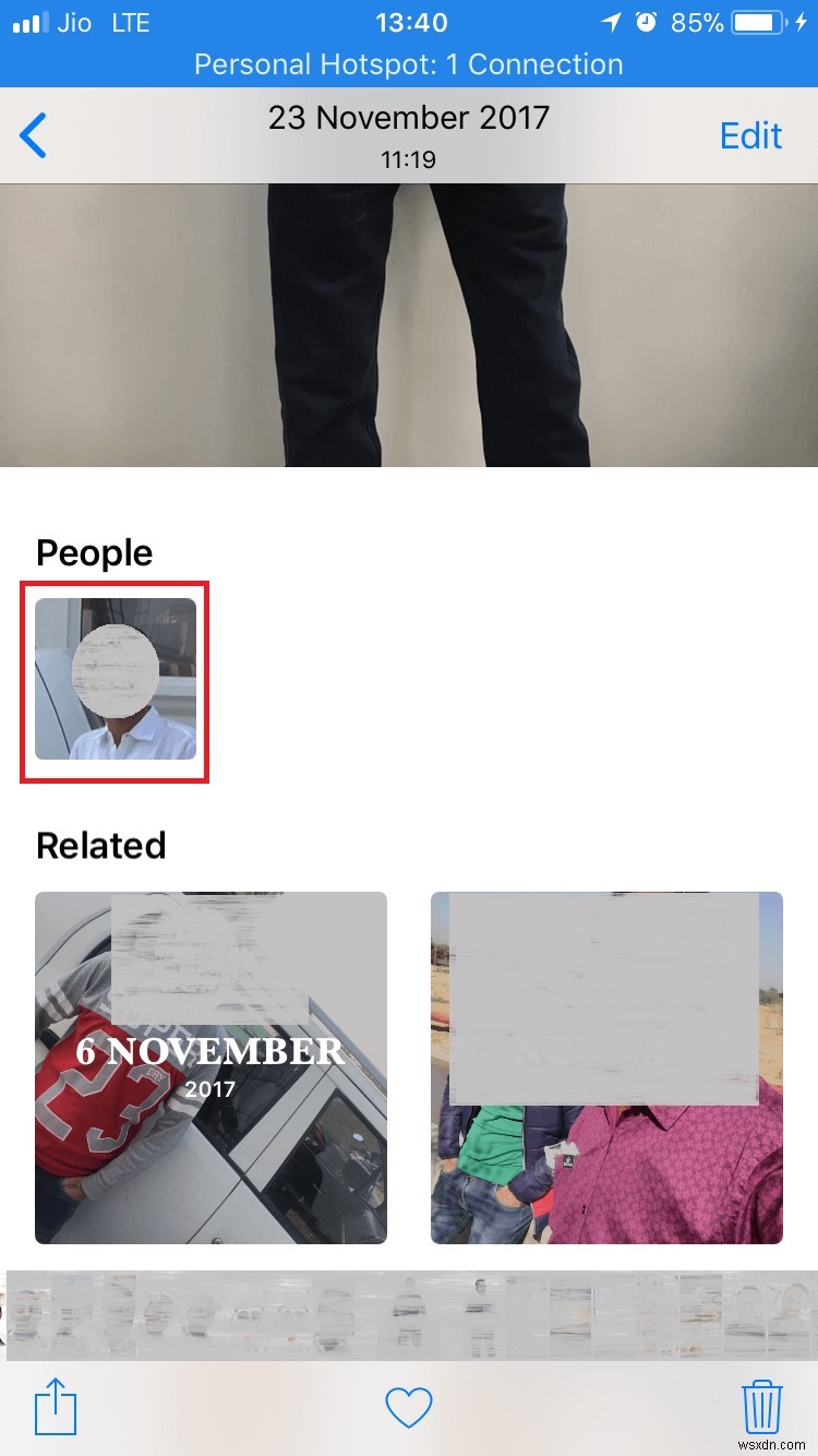 IOS 11 पर फोटो ऐप में लोगों को कैसे जोड़ें या निकालें 
