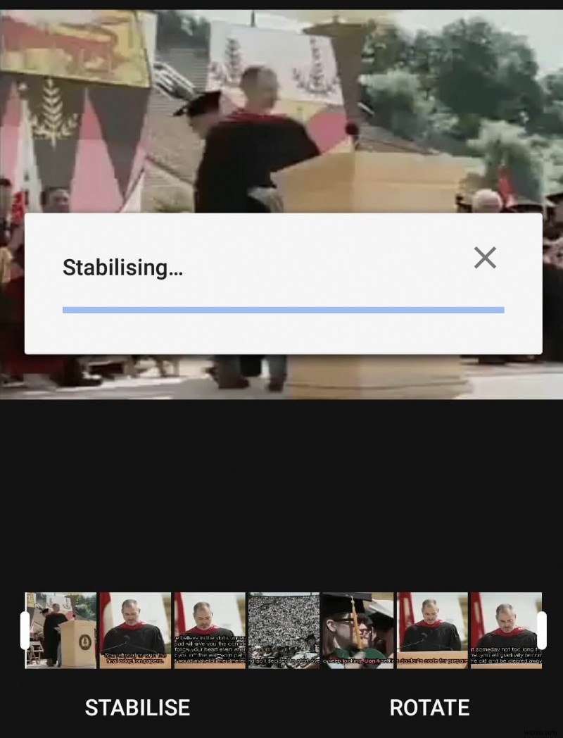 Google फ़ोटो ऐप के साथ अस्थिर वीडियो को स्थिर करें