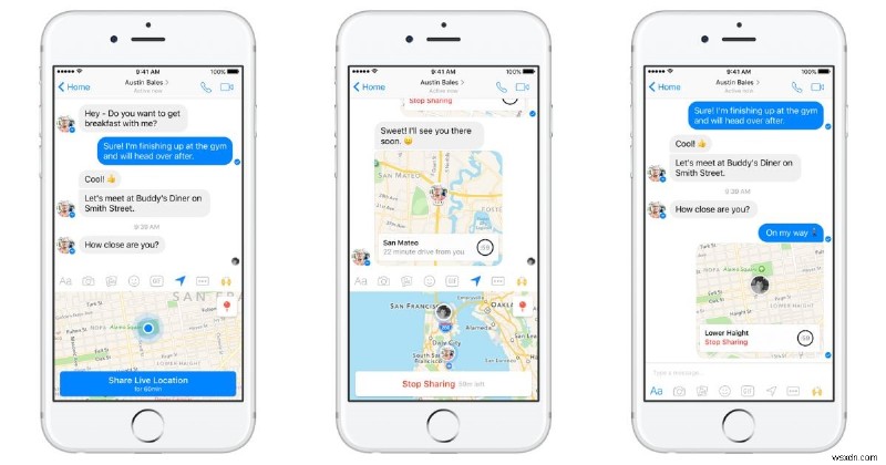 फेसबुक मैसेंजर पर लाइव लोकेशन कैसे शेयर करें