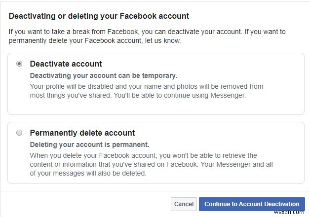 फेसबुक के निष्क्रिय होने के बाद फेसबुक मैसेंजर को कैसे निष्क्रिय करें? 