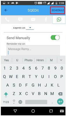 एंड्रॉइड पर व्हाट्सएप संदेशों को कैसे शेड्यूल करें 