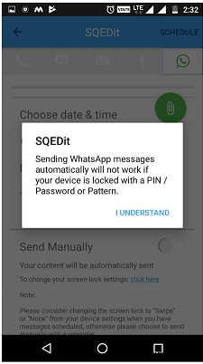 एंड्रॉइड पर व्हाट्सएप संदेशों को कैसे शेड्यूल करें 