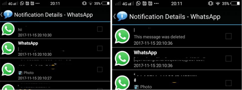 व्हाट्सएप पर हटाए गए संदेशों को पढ़ने की ट्रिक