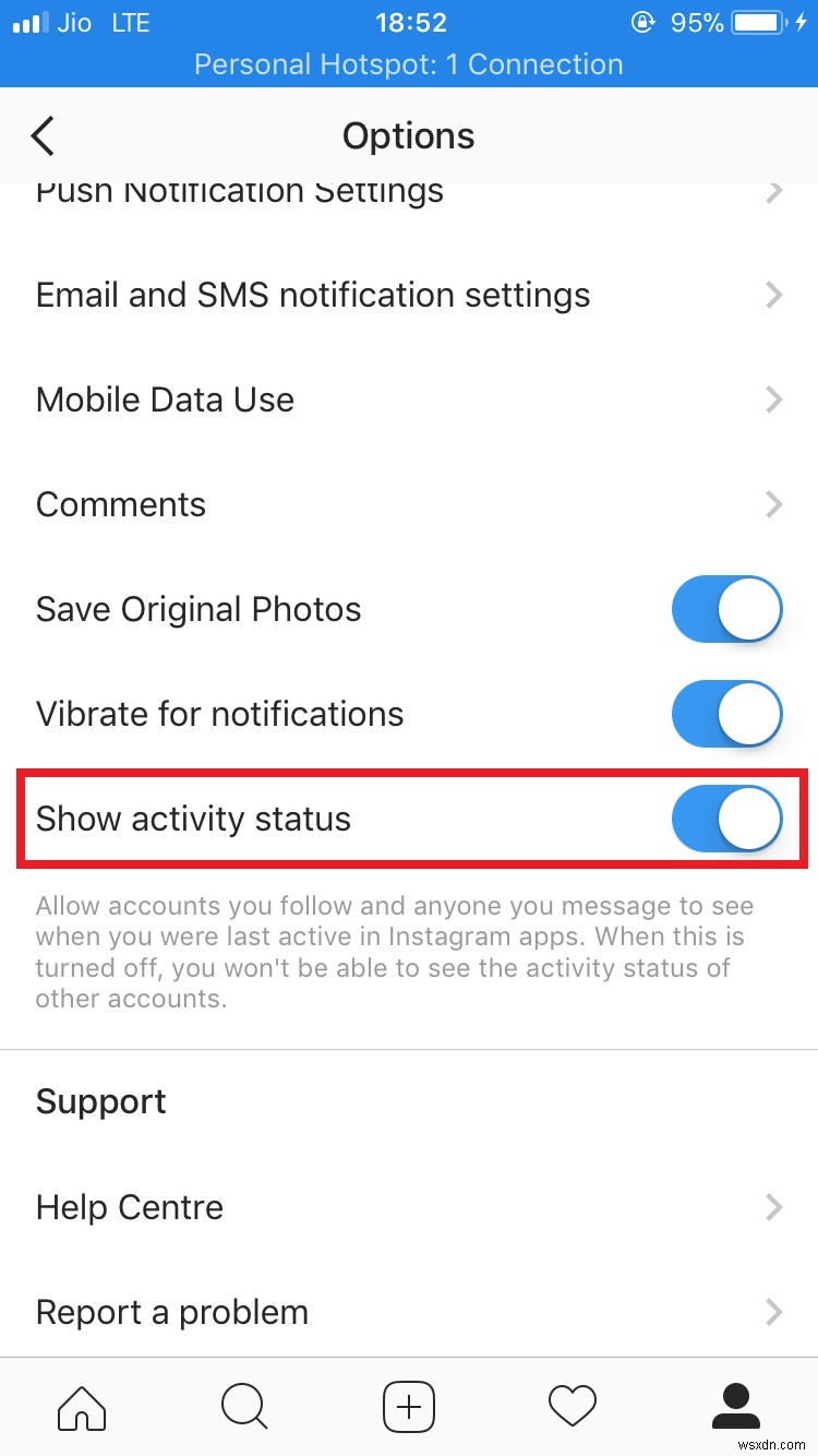 Instagram पर अपनी गतिविधि की स्थिति कैसे छिपाएं