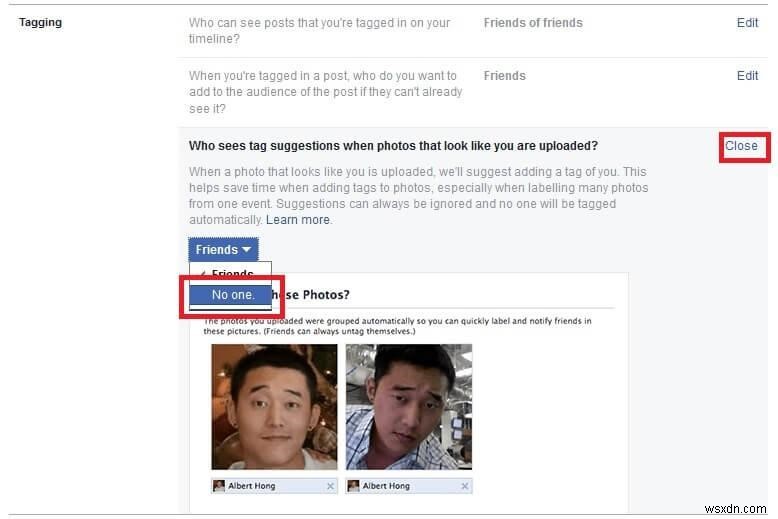 फेसबुक पर चेहरे की पहचान को कैसे नियंत्रित करें