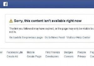 फेसबुक त्रुटि:क्षमा करें, यह सामग्री अभी उपलब्ध नहीं है 2022 [फिक्स्ड] 
