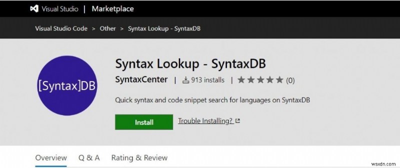 SyntaxDB:हर प्रोग्रामर के जीवन को आसान बनाने वाला एक सर्च इंजन 