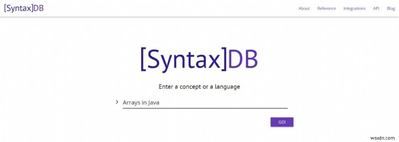 SyntaxDB:हर प्रोग्रामर के जीवन को आसान बनाने वाला एक सर्च इंजन 
