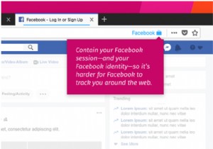 Facebook को Firefox पर आपको ट्रैक करने से कैसे रोकें