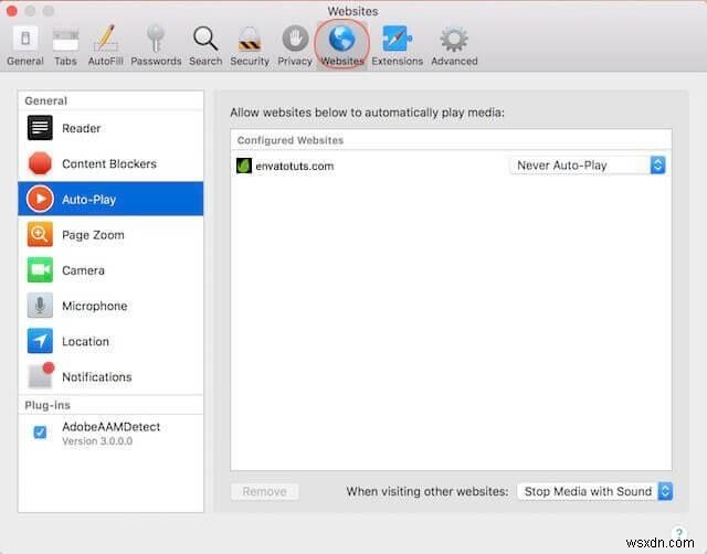 macOS High Sierra पर Safari में ऑटो-प्लेइंग वीडियो ब्लॉक करें