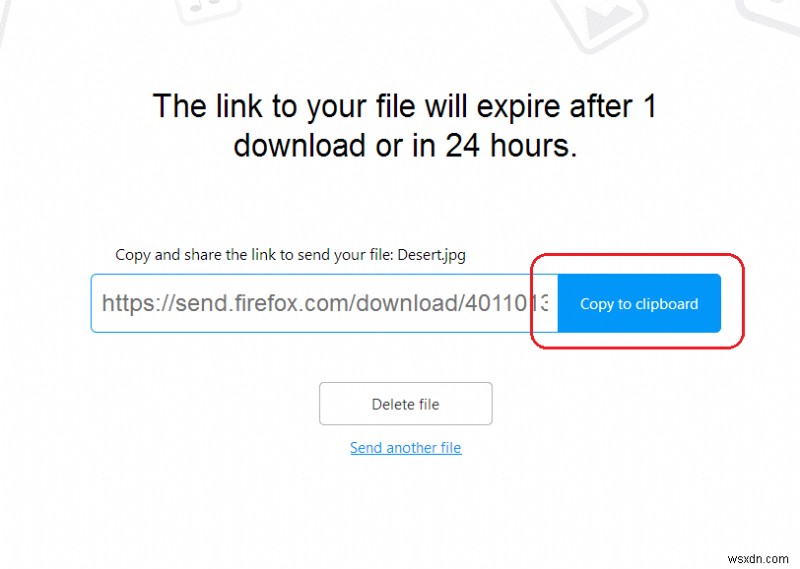 फ़ायरफ़ॉक्स से सुरक्षित रूप से फ़ाइलें कैसे साझा करें भेजें