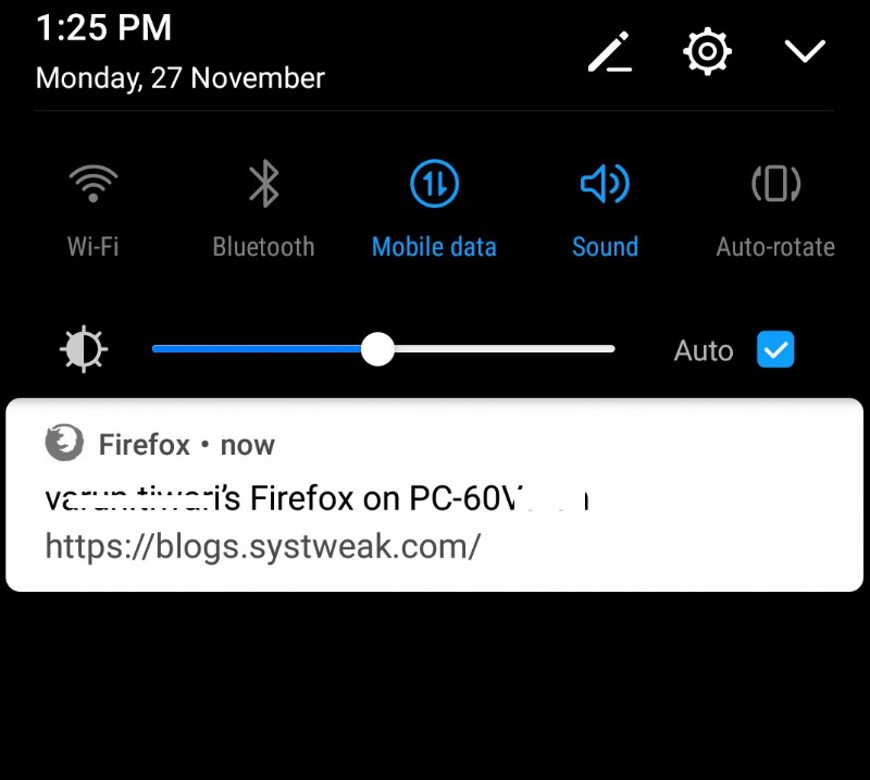 Firefox Tabs को अपने कंप्यूटर और स्मार्टफोन के बीच सिंक करें