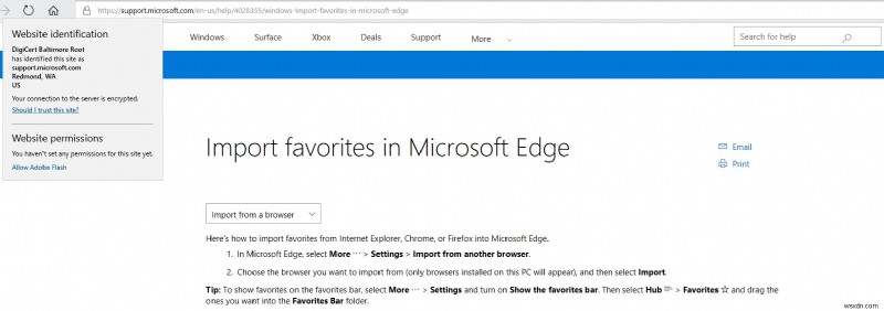 Microsoft Edge को नया रूप दिया जाता है