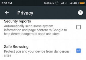 Android पर Chrome के लिए गोपनीयता और सुरक्षा सेटिंग कैसे प्रबंधित करें