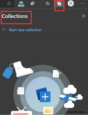 Microsoft Collections:इसे कैसे सक्षम और किनारे पर उपयोग करें