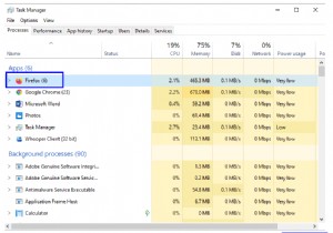  फ़ायरफ़ॉक्स पहले से चल रहा है लेकिन प्रतिसाद नहीं दे रहा है  को ठीक करें त्रुटि संदेश