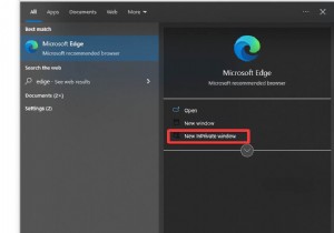 Microsoft Edge निजी ब्राउज़िंग का उपयोग करने के तरीके - निजी मोड