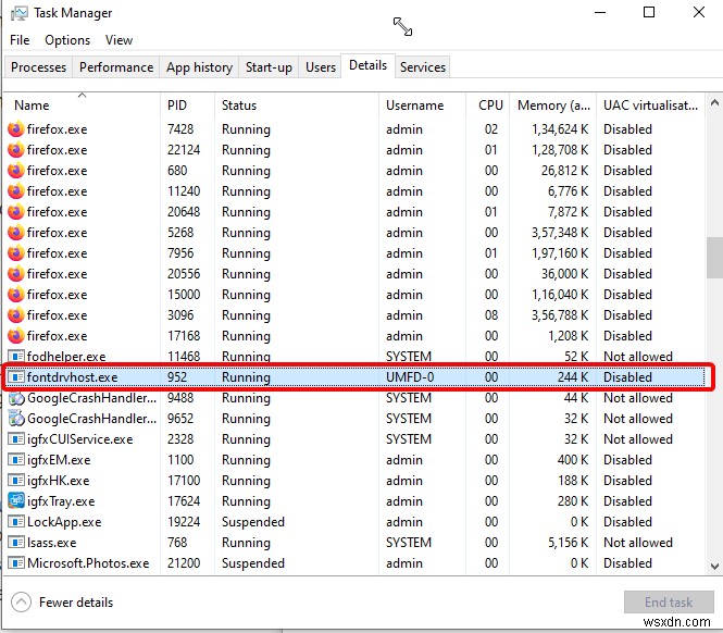 Fontdrvhost.exe क्या है और यह क्यों चल रहा है?