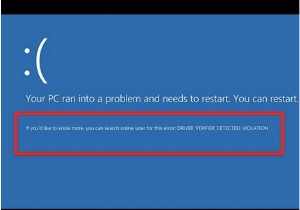 चालक सत्यापनकर्ता द्वारा पाई गई उल्लंघन त्रुटि को कैसे ठीक करें