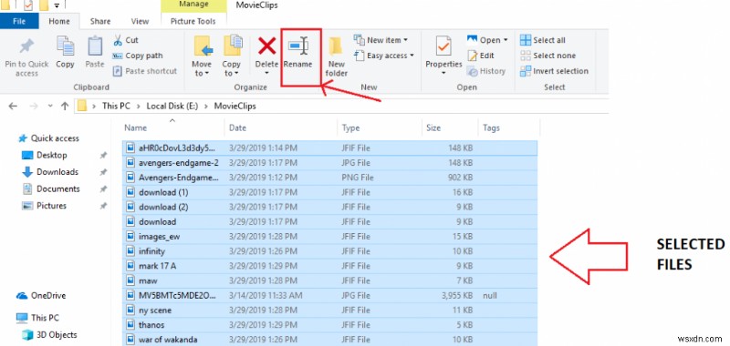 विंडोज में एक साथ कई फाइलों का नाम कैसे बदलें