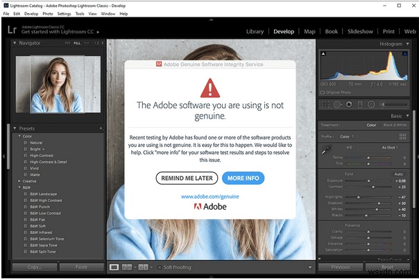 Adobe Genuine Software Integrity Service:Windows और Mac के लिए ठीक करें