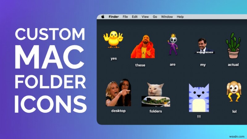 Mac पर फोल्डर आइकॉन कैसे बदलें