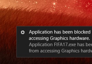 कैसे ठीक करें  एप्लिकेशन को ग्राफिक्स हार्डवेयर तक पहुंचने से रोक दिया गया है 