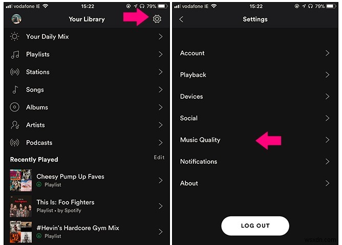 Spotify पर उच्च गुणवत्ता वाला संगीत कैसे स्ट्रीम करें