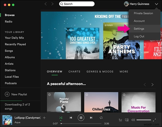 Spotify पर उच्च गुणवत्ता वाला संगीत कैसे स्ट्रीम करें