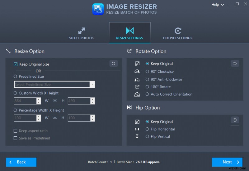 Windows 10 PC में Image Resizer का उपयोग करके JPG को PNG में कैसे बदलें?