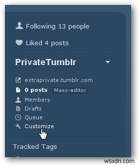 निजी Tumblr ब्लॉग कैसे बनाएं