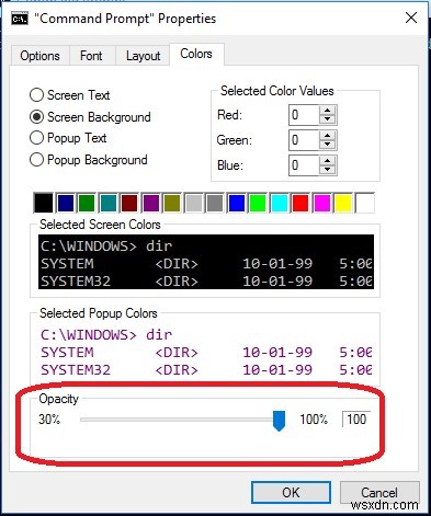 Windows 10, 8, 7 में कमांड प्रॉम्प्ट का रंग कैसे बदलें