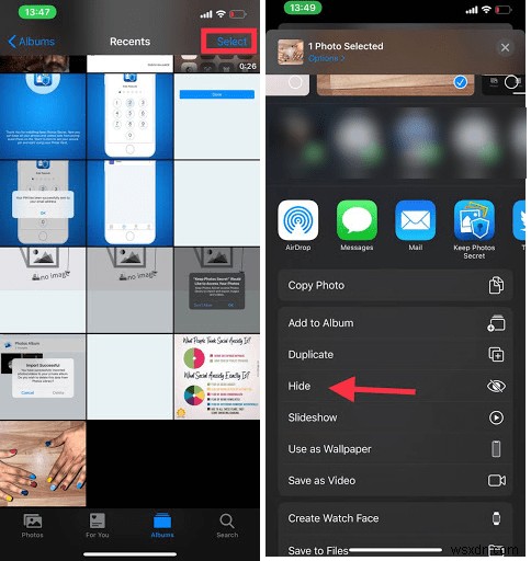 iPhone पर फ़ोटो और वीडियो कैसे छिपाएं