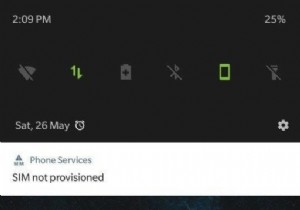 SIM का प्रावधान नहीं है Android पर त्रुटि संदेश