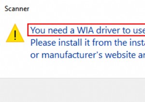 कैसे ठीक करें  आपको इस उपकरण का उपयोग करने के लिए एक WIA ड्राइवर की आवश्यकता है  Windows 10 त्रुटि