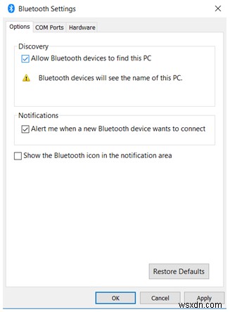 Windows 10 में ब्लूटूथ ऑडियो डिवाइस और वायरलेस डिस्प्ले के कनेक्शन कैसे ठीक करें